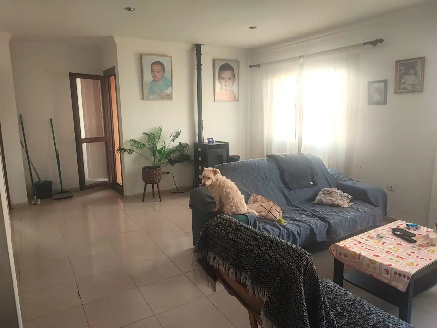 Living room of Flat for sale in Vilafranca de Bonany  with Terrace and Furnished