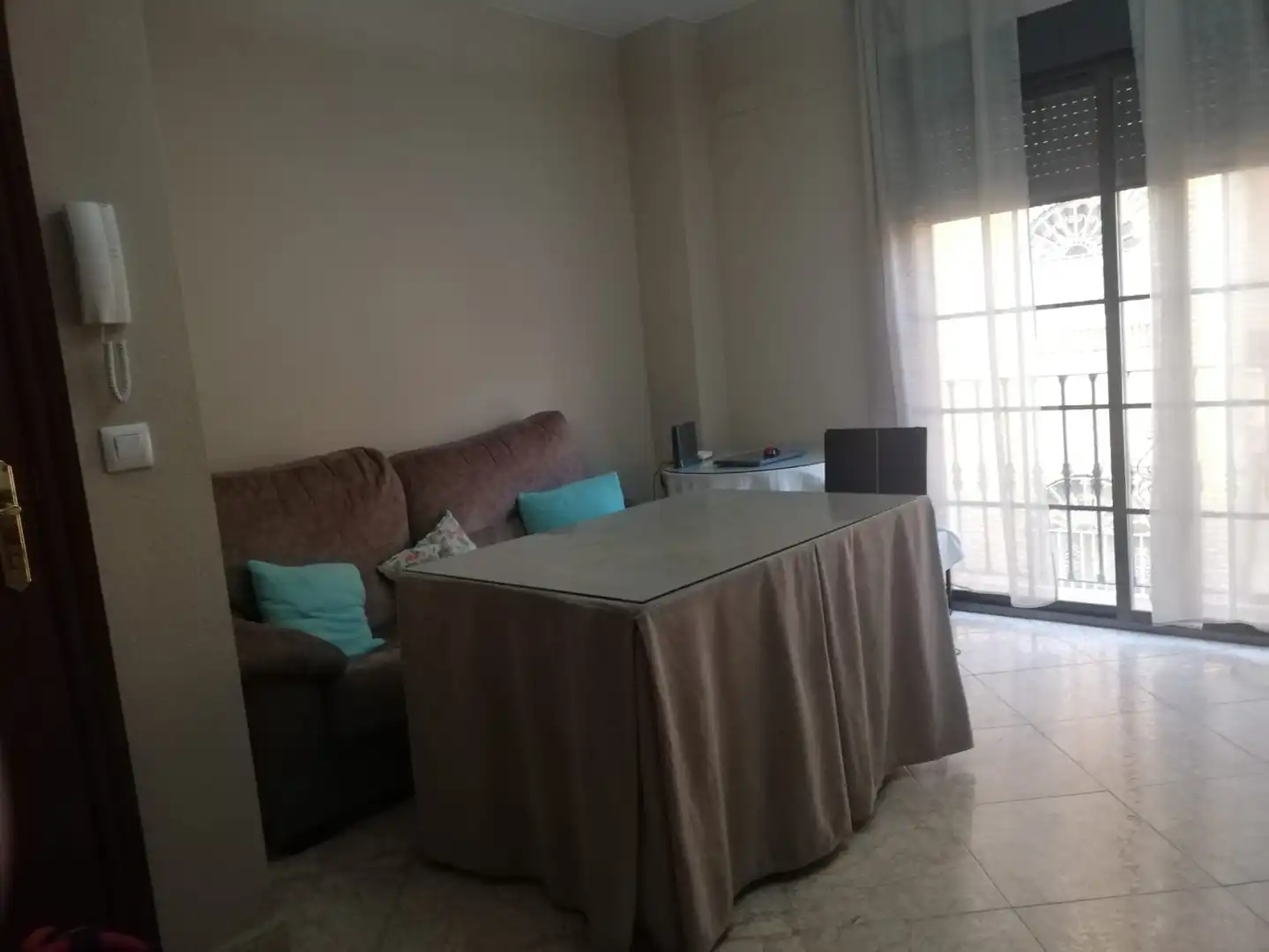 Living room of Apartments for rent in Almendralejo  with Air Conditioner, Furnished and Oven