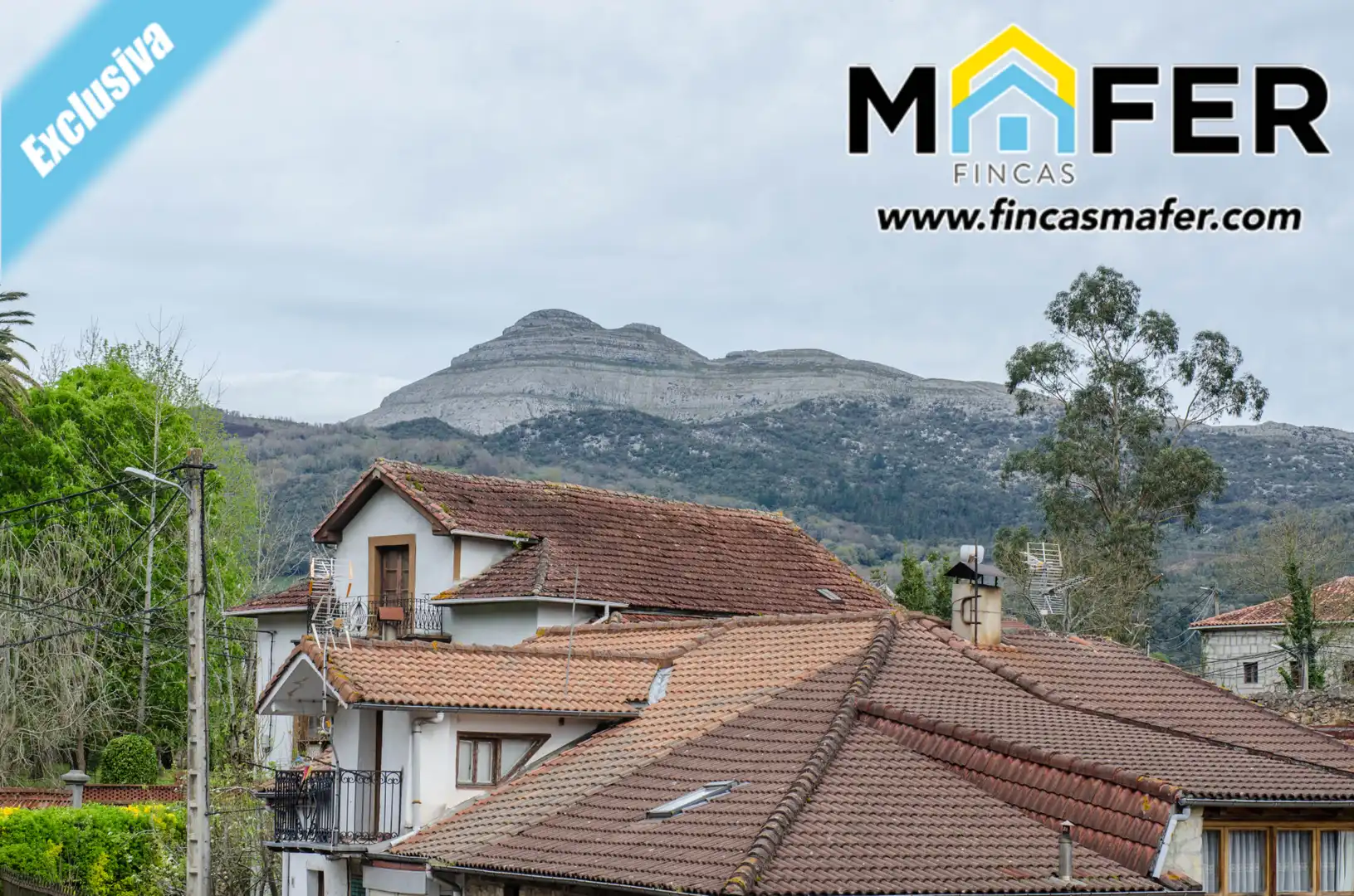 Vista exterior de Casa adosada en venta en Ruesga con Calefacción, Parquet y Balcón