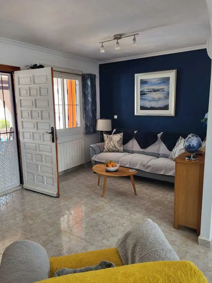Sala de estar de Casa o chalet en venta en Mazarrón con Piscina