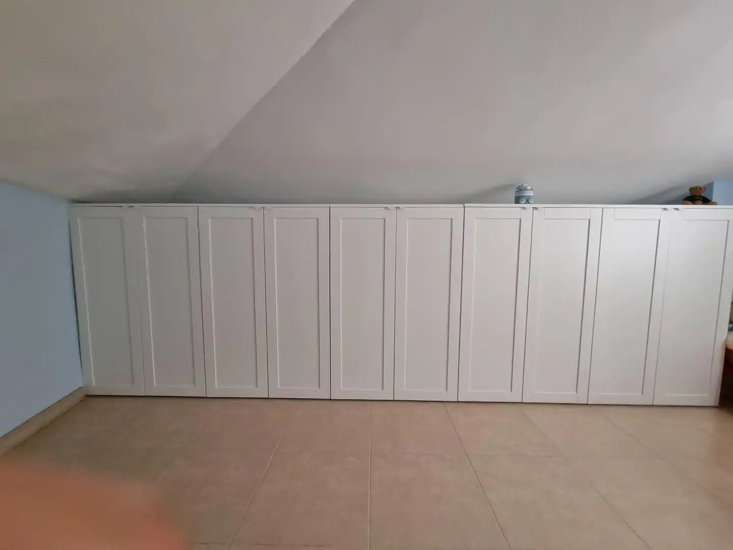 Schlafzimmer von Dachboden zum Verkauf in Sabadell mit Terrasse, Möbliert und Alarm