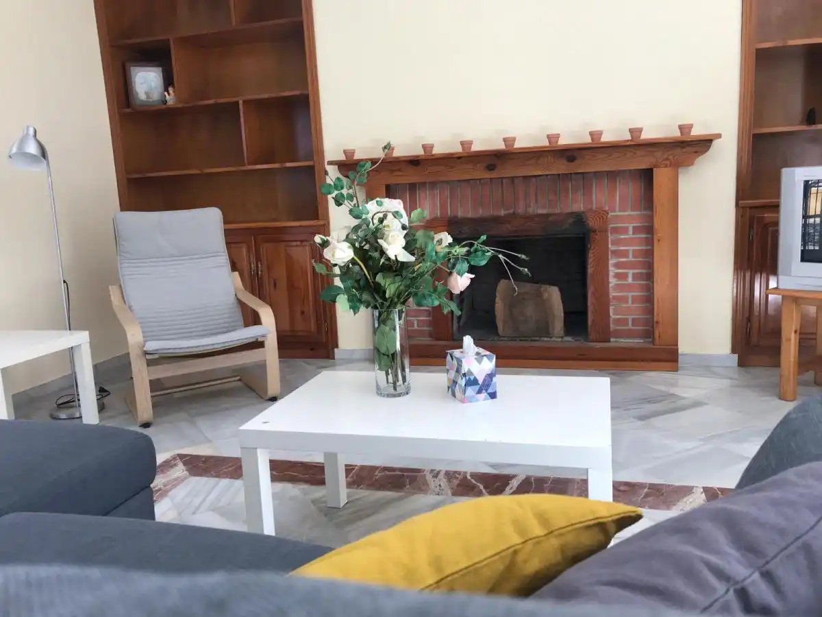 Sala de estar de Casa o chalet de alquiler en Conil de la Frontera con Aire acondicionado, Terraza y Amueblado