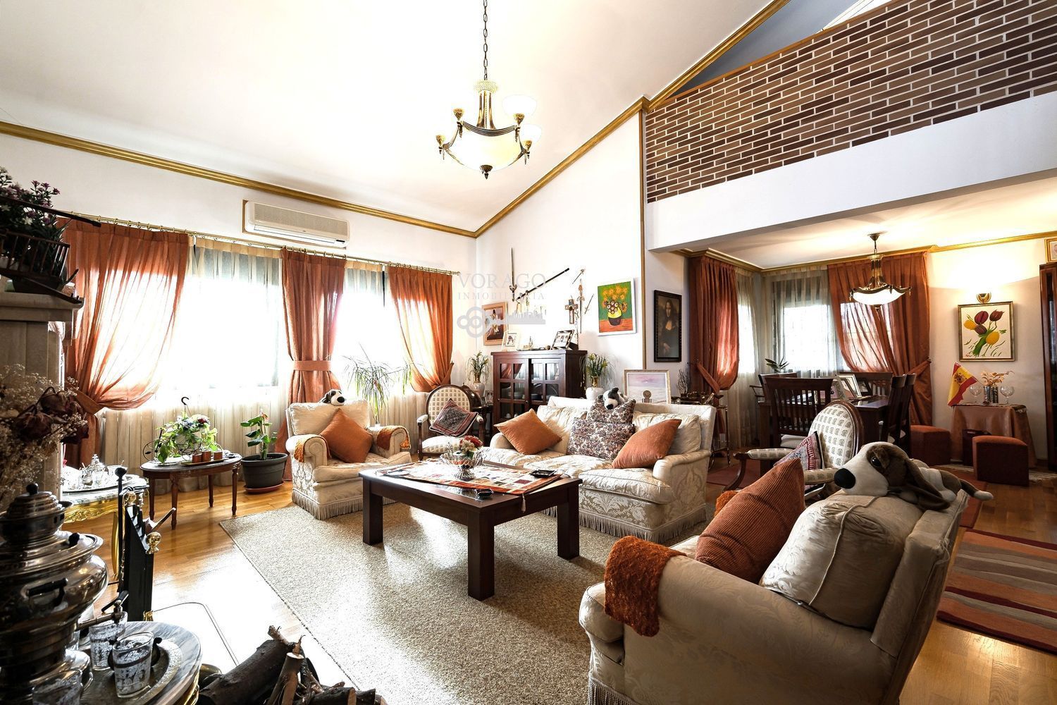 Sala de estar de Casa o chalet en venta en Villanueva de la Torre con Jardín privado, Terraza y Piscina