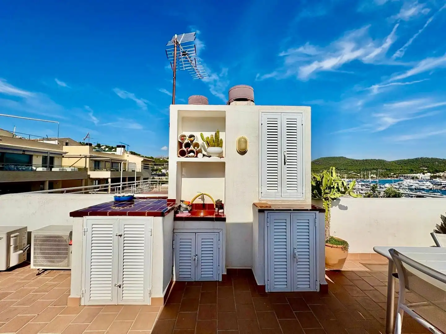 Terraza de Ático de alquiler en Andratx con Terraza, Amueblado y Alarma