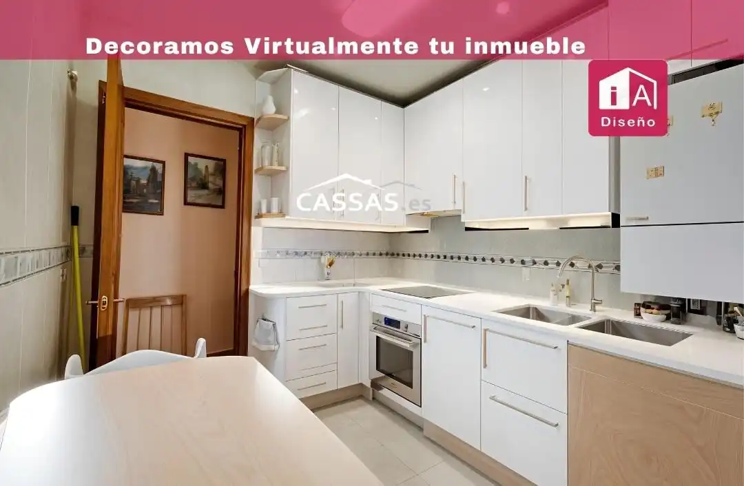 Küche von Wohnung zum Verkauf in Torrejón de Ardoz mit Klimaanlage, Heizung und Parkett