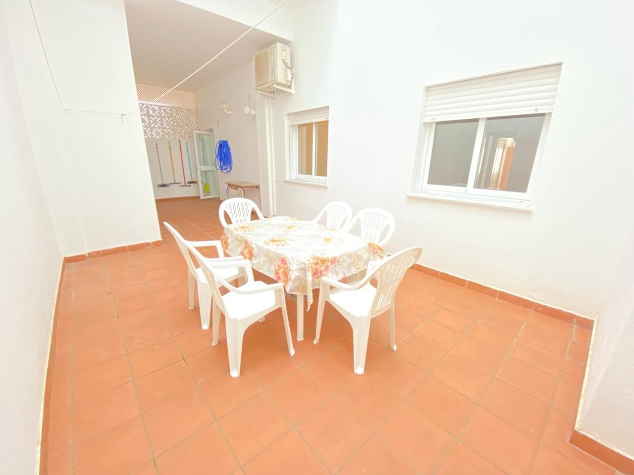 Garden of Planta baja to rent in Sanlúcar de Barrameda  with Air Conditioner and Furnished