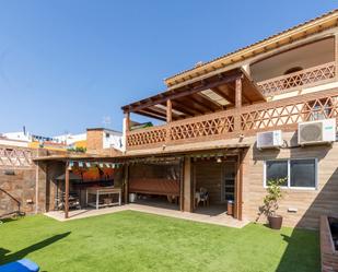 Terrassa de Casa adosada en venda en Málaga Capital amb Aire condicionat, Calefacció i Jardí privat