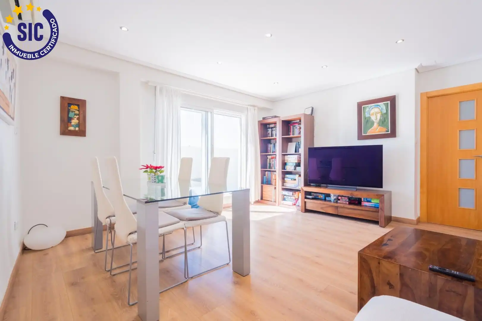Sala de estar de Ático en venta en Valencia con Aire acondicionado, Calefacción y Parquet