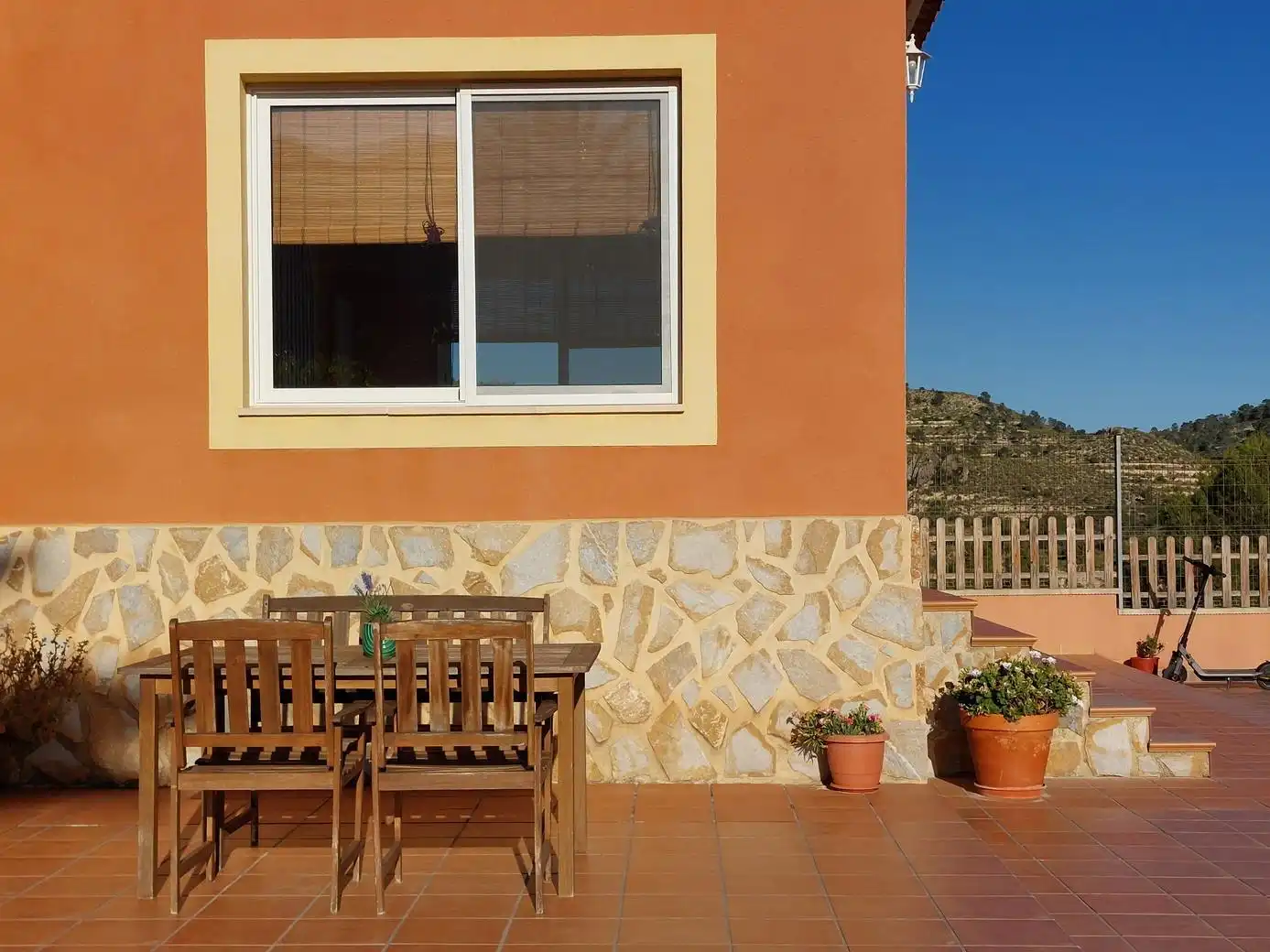 Terrassa de Casa o xalet en venda en Aigües amb Calefacció, Jardí privat i Terrassa