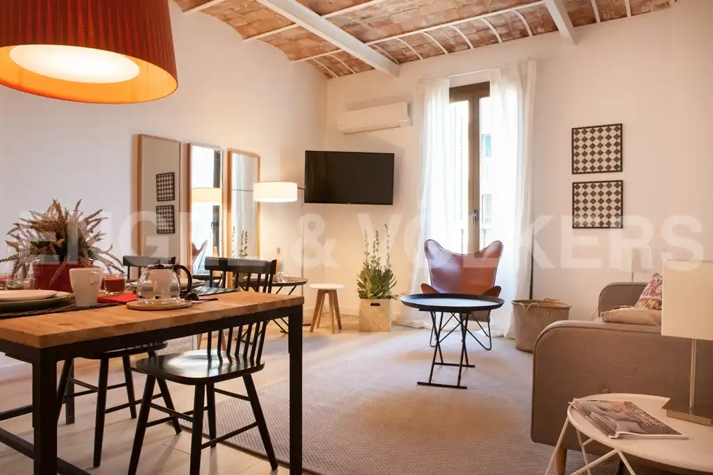 Living room of Flat for rent in Eixample
