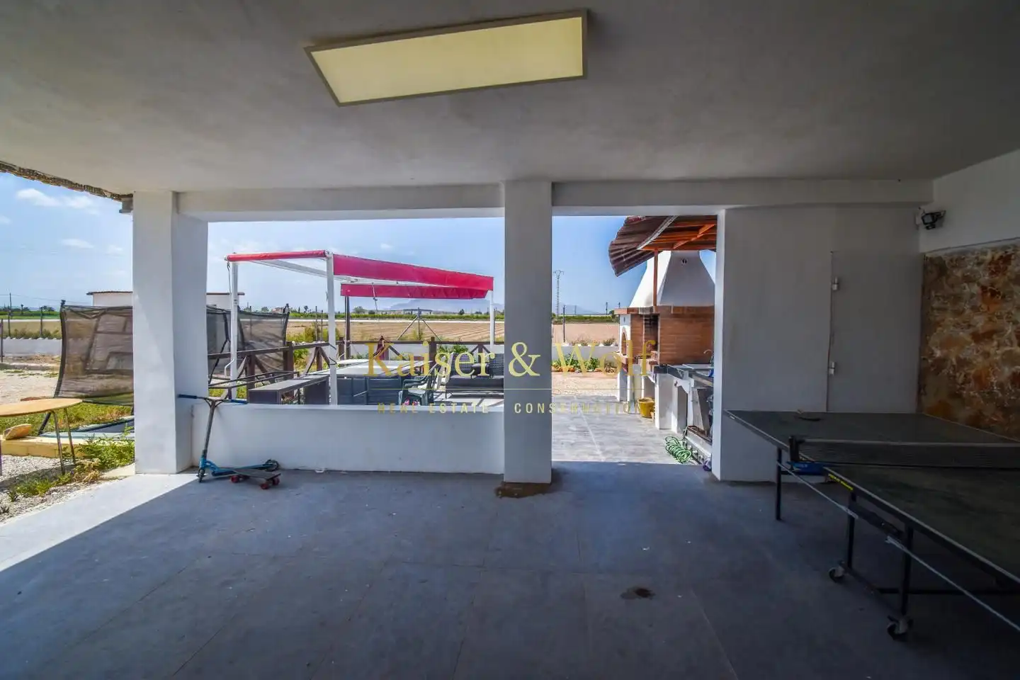 Terraza de Finca rústica en venta en Crevillent con Jardín privado, Terraza y Piscina