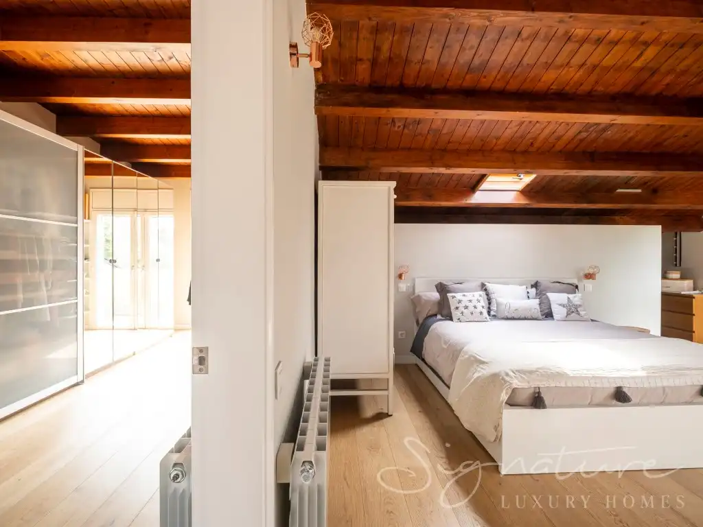 Dormitori de Casa o xalet de lloguer en Sant Cugat del Vallès amb Aire condicionat, Piscina i Moblat