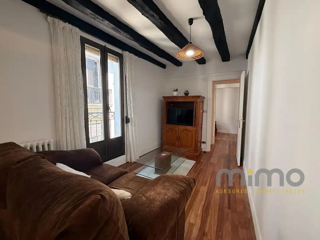 Sala de estar de Piso en venta en Donostia - San Sebastián  con Calefacción, Trastero y Balcón