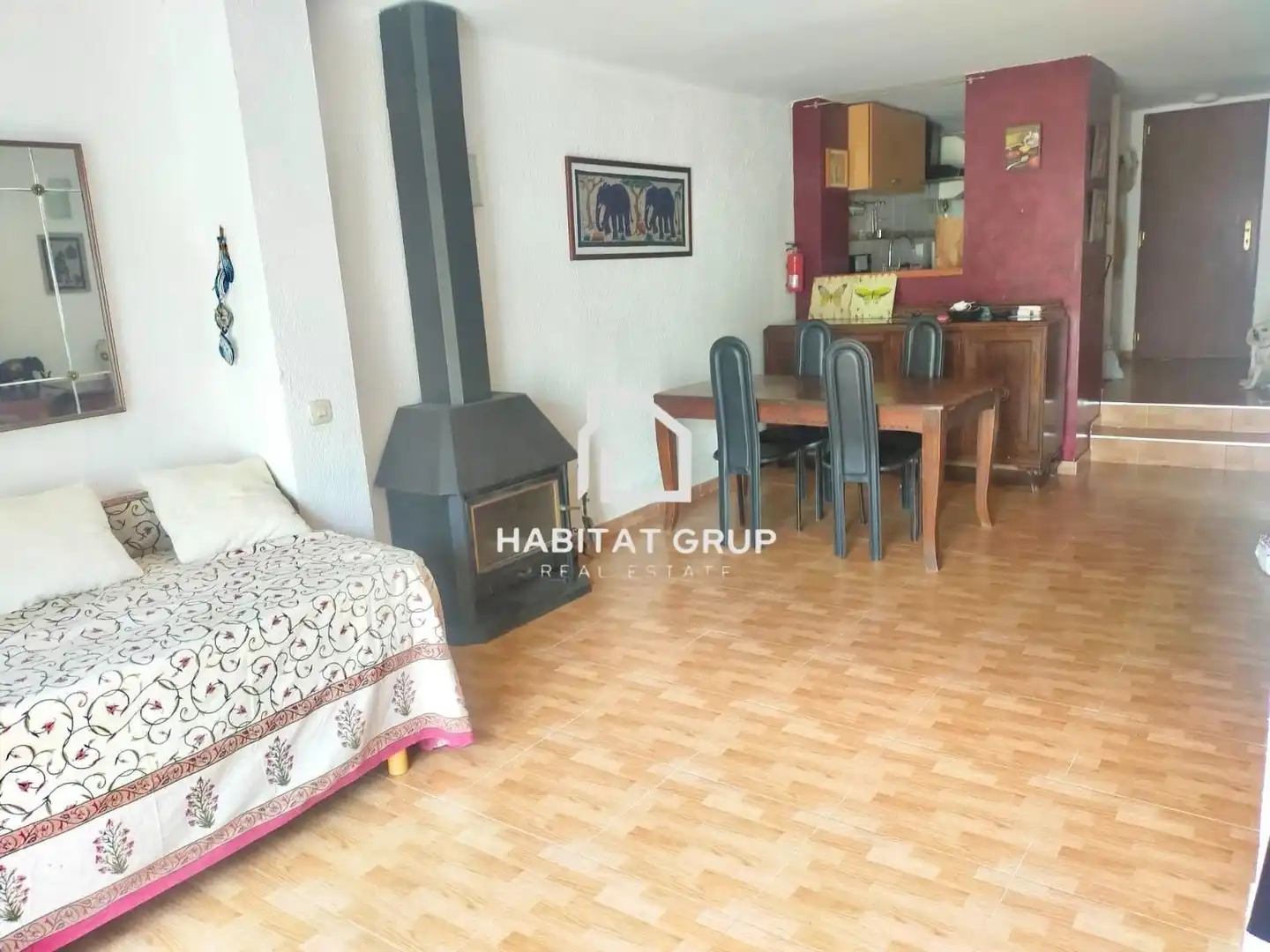 Sala de estar de Casa adosada en venta en Cambrils con Aire acondicionado, Calefacción y Jardín privado