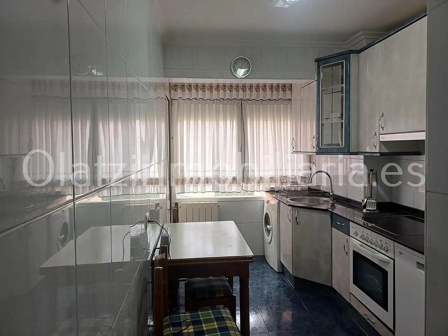 Kitchen of Flat for sale in Bilbao   with Heating, Terrace and Balcony