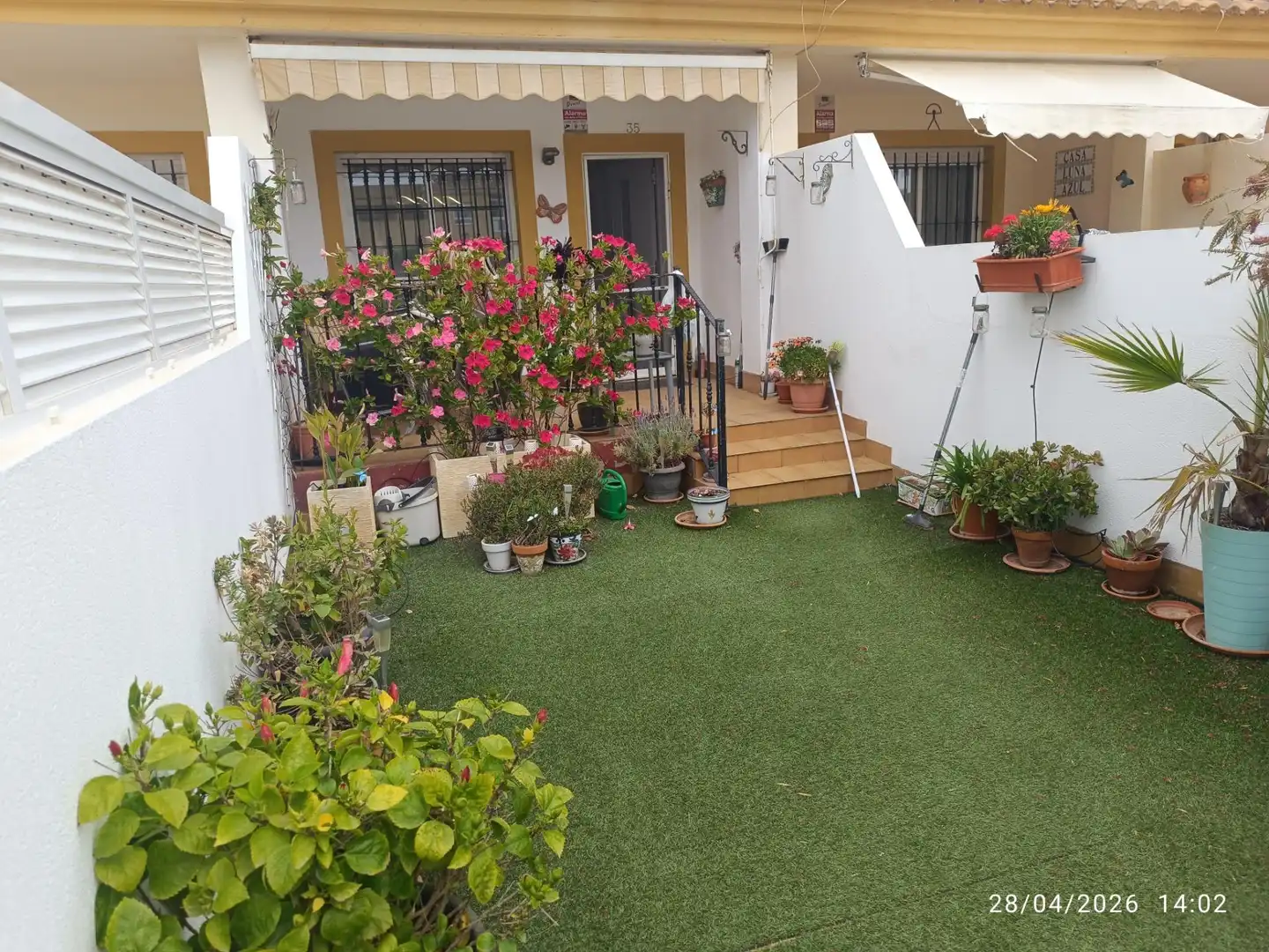 Jardín de Casa adosada en venta en Cartagena