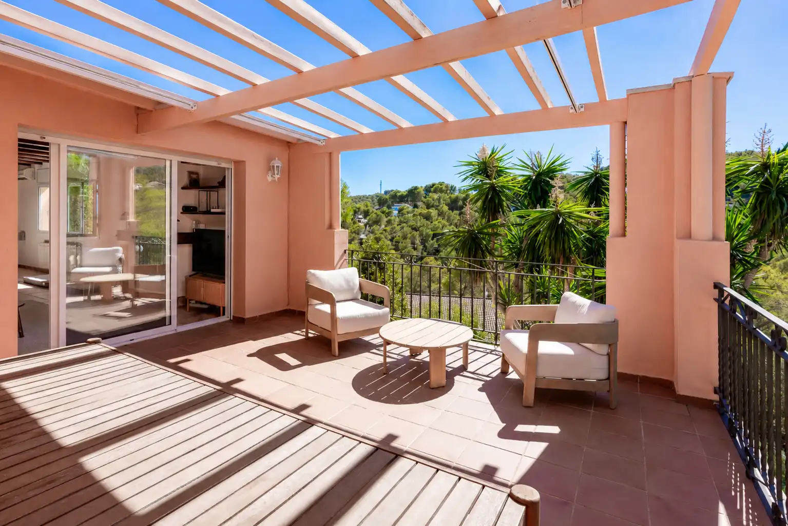 Terraza de Casa o chalet en venta en Olivella con Aire acondicionado, Calefacción y Jardín privado