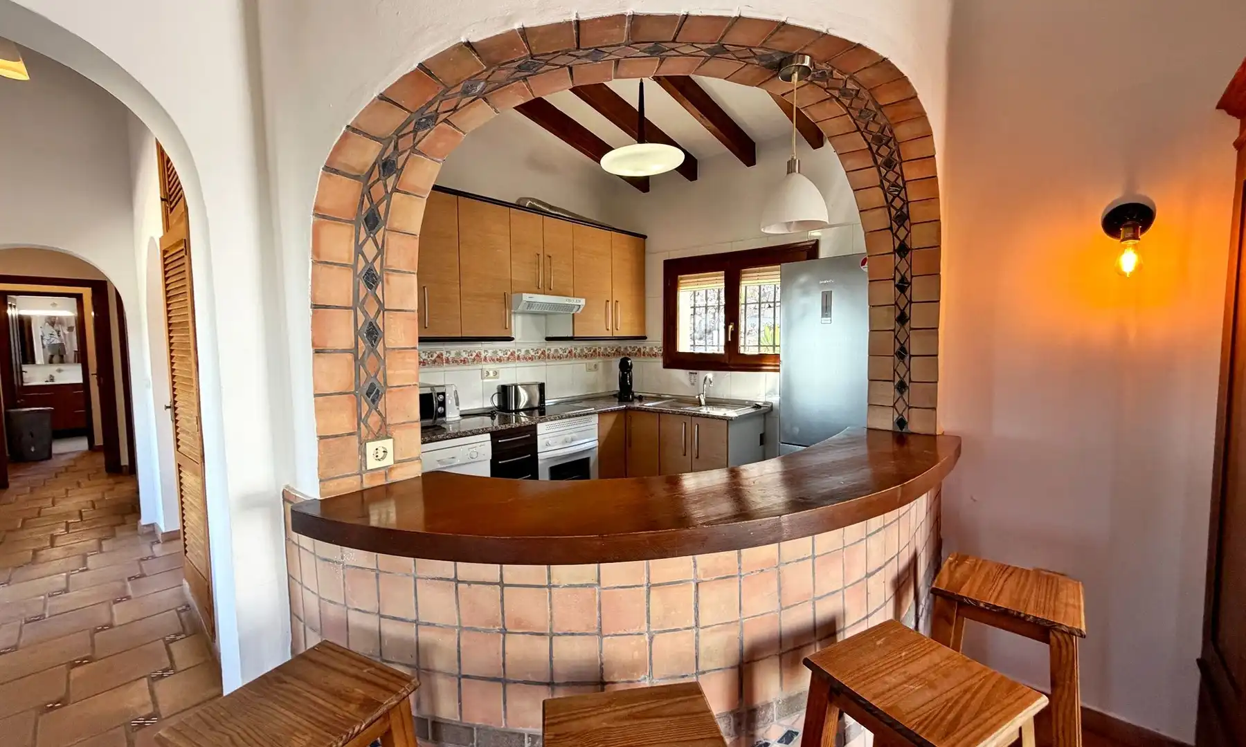 Cocina de Casa o chalet en venta en Dénia con Aire acondicionado, Calefacción y Jardín privado