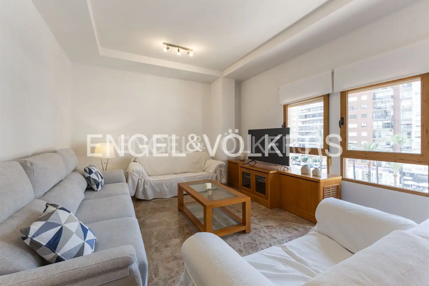 Sala de estar de Dúplex de alquiler en Alzira con Aire acondicionado, Calefacción y Terraza