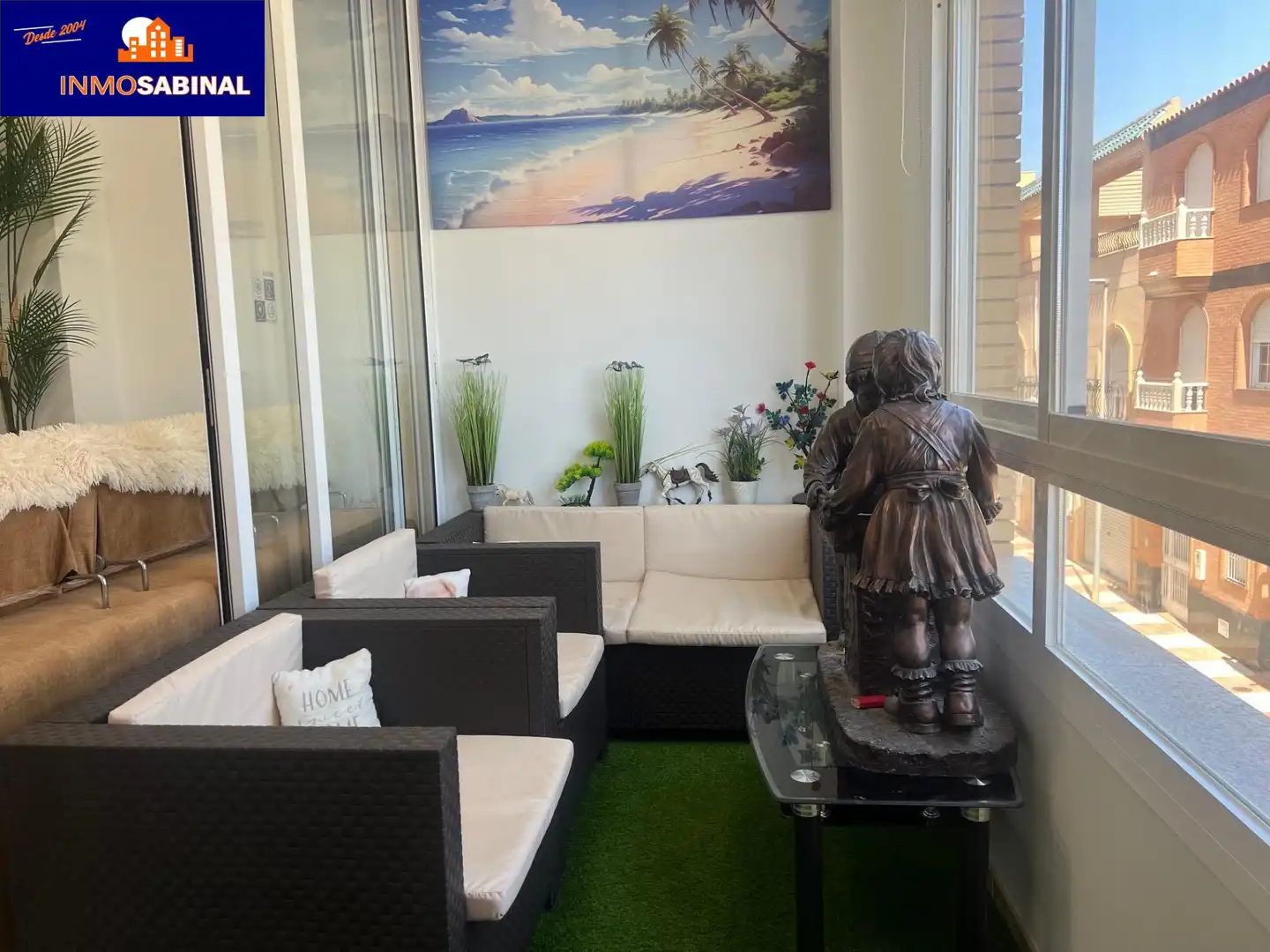 Terraza de Piso en venta en Roquetas de Mar con Amueblado