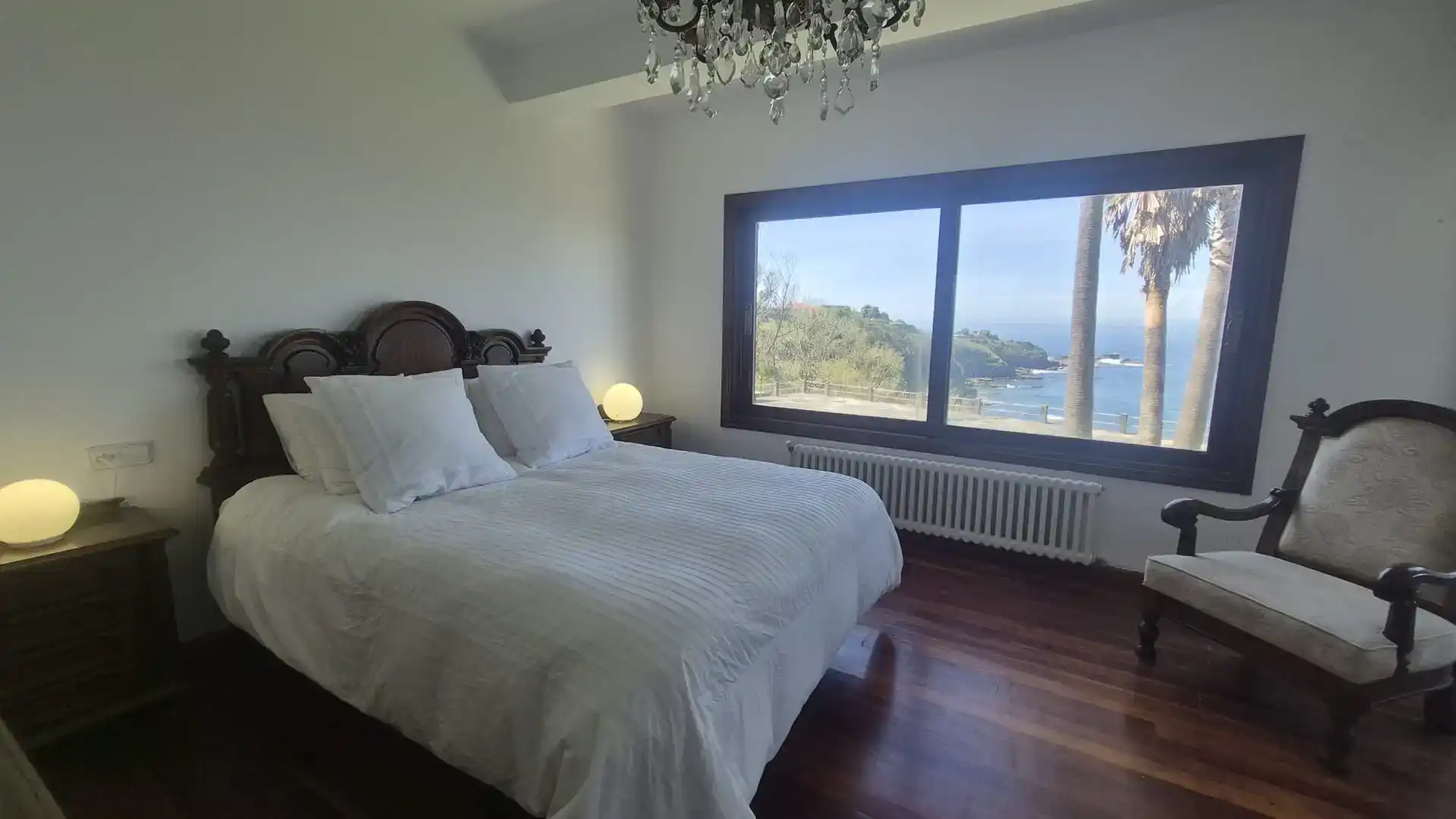 Dormitori de Casa o xalet de lloguer en Sanxenxo amb Balcó
