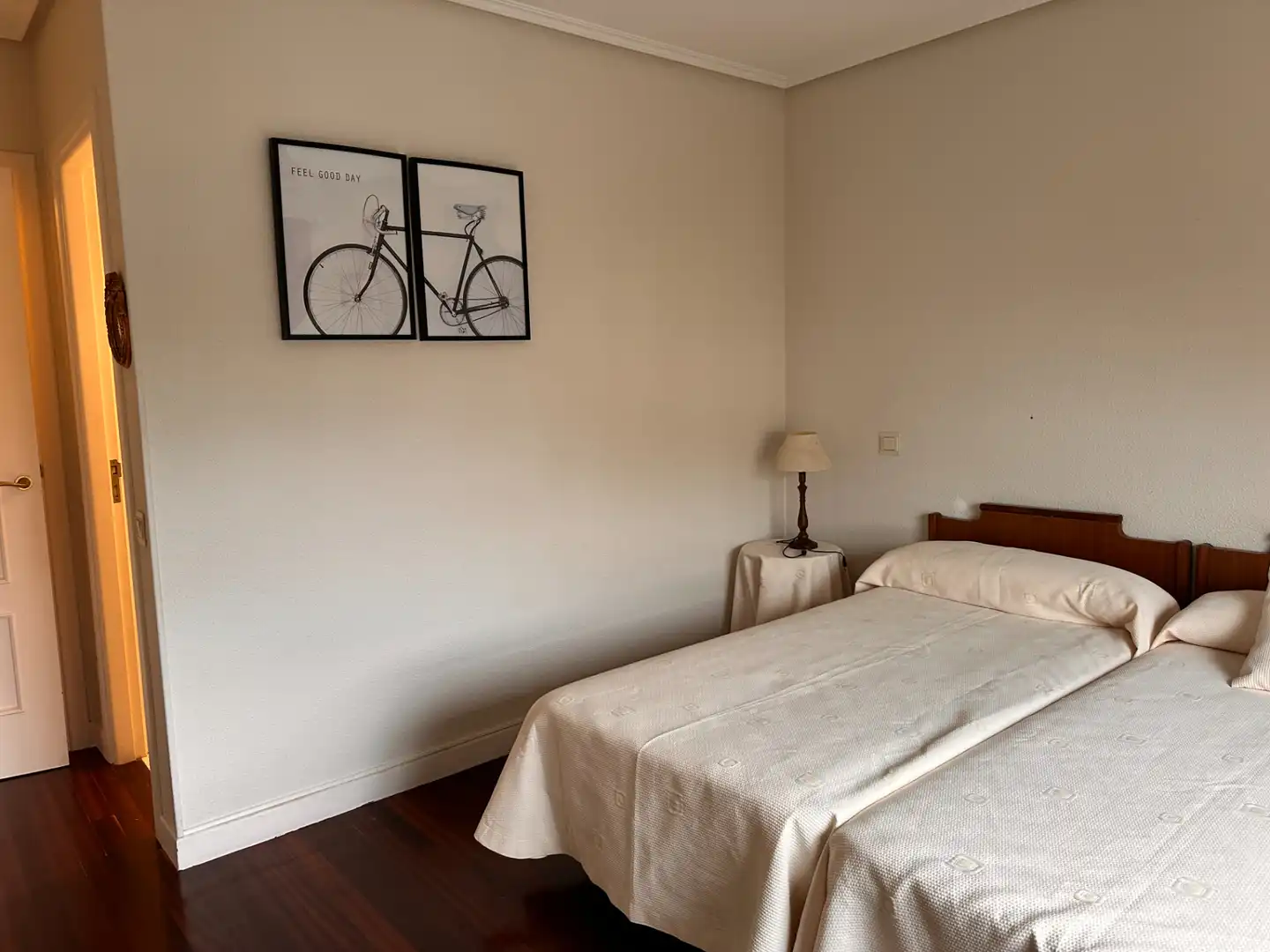 Bedroom of Flat for rent in Santander  with Heating, Parquet flooring and Terrace