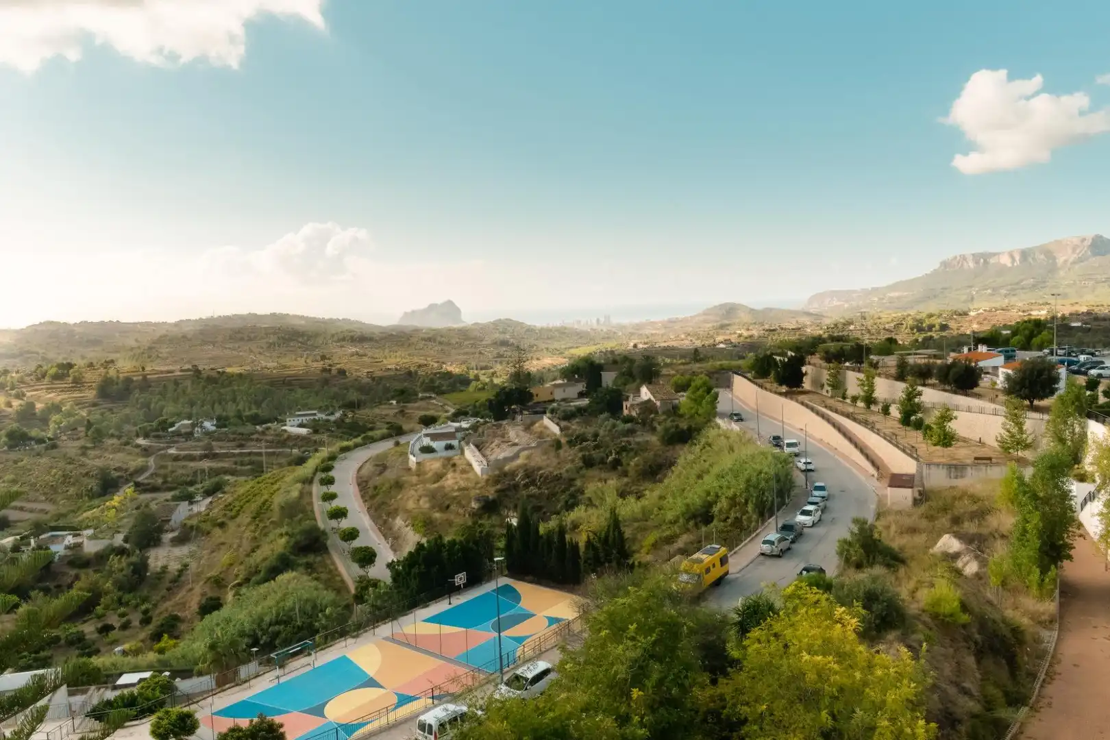 Vista exterior de Planta baja en venta en Benissa con Piscina comunitaria