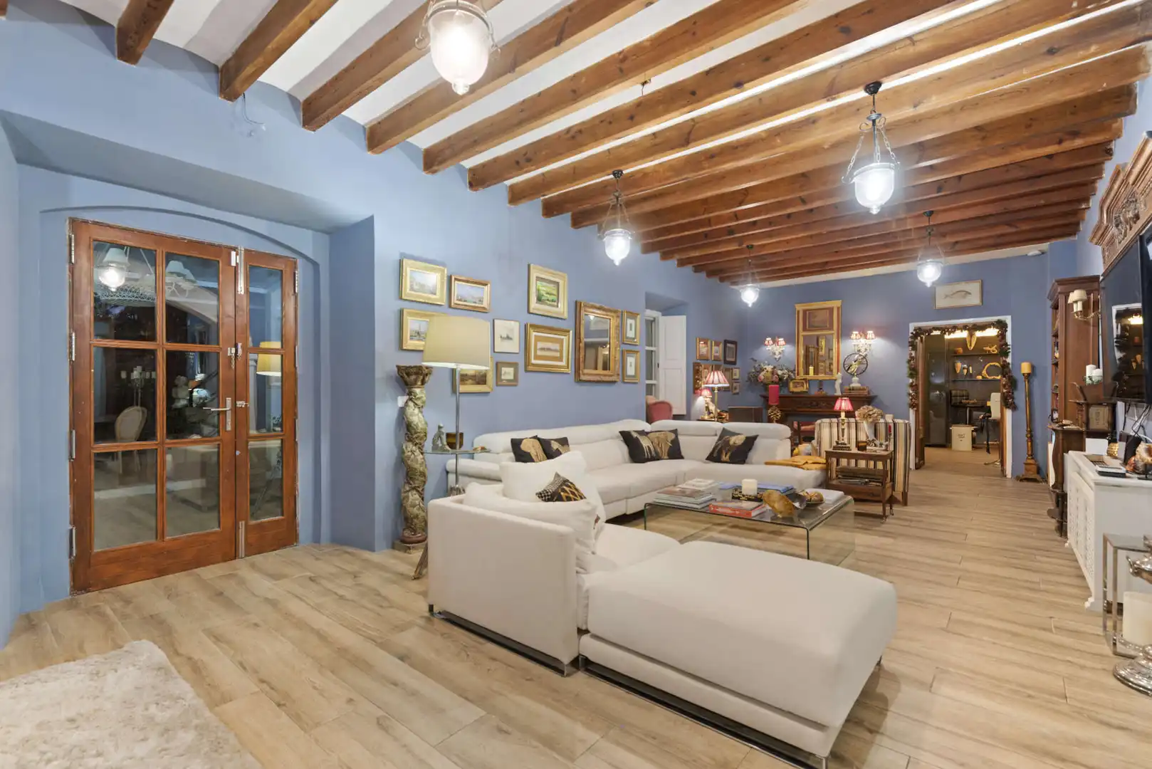 Sala de estar de Casa o chalet en venta en  Palma de Mallorca con Aire acondicionado, Terraza y Amueblado