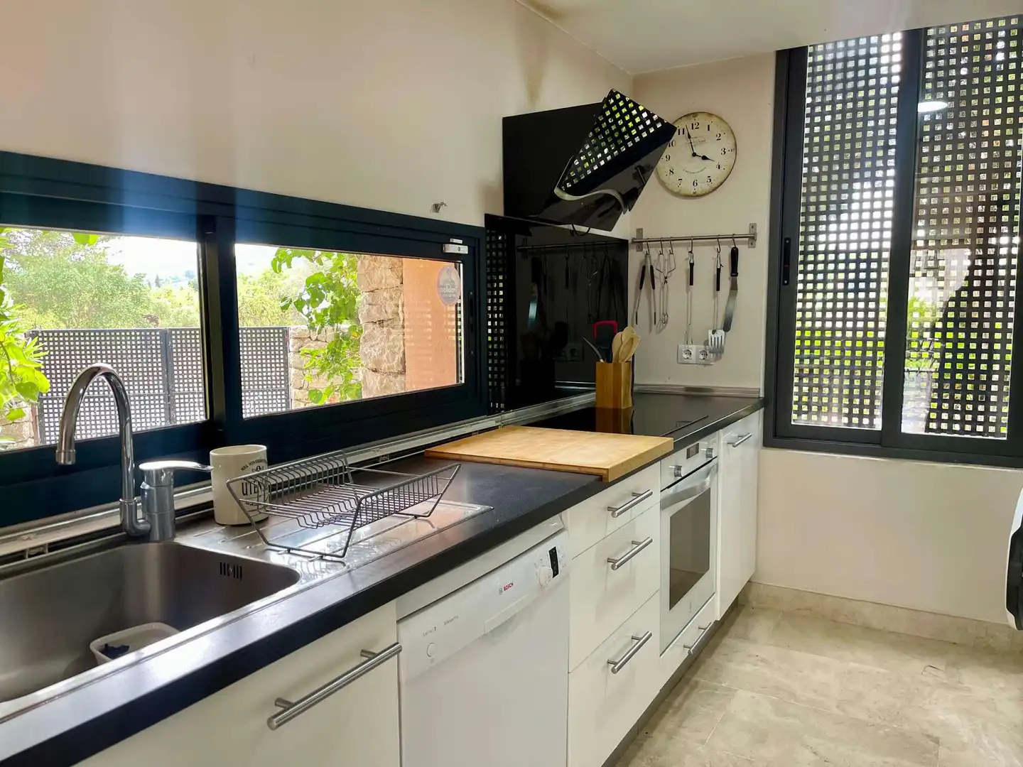 Cocina de Piso de alquiler en Son Servera con Aire acondicionado, Terraza y Amueblado