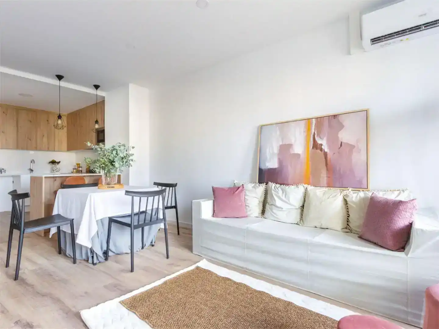 Sala de estar de Piso en venta en Sabadell con Aire acondicionado y Balcón