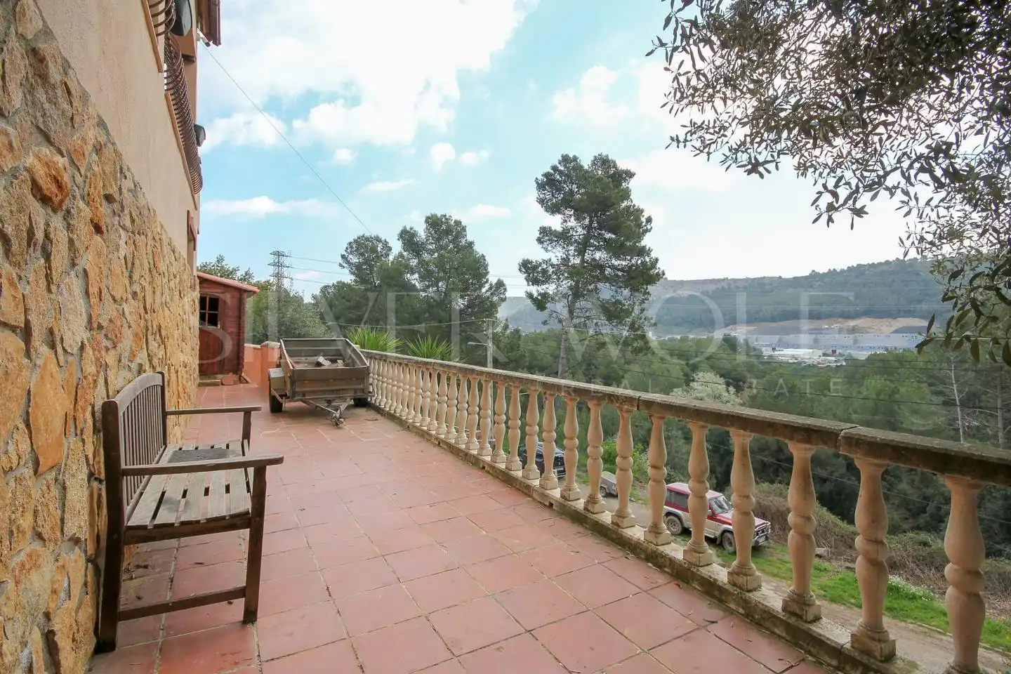 Terraza de Casa o chalet en venta en Vallirana con Aire acondicionado, Calefacción y Jardín privado