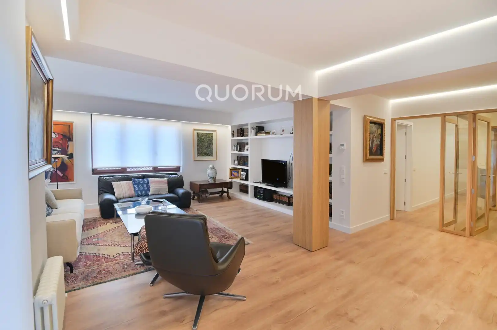 Sala de estar de Piso en venta en Getxo  con Calefacción, Terraza y Trastero