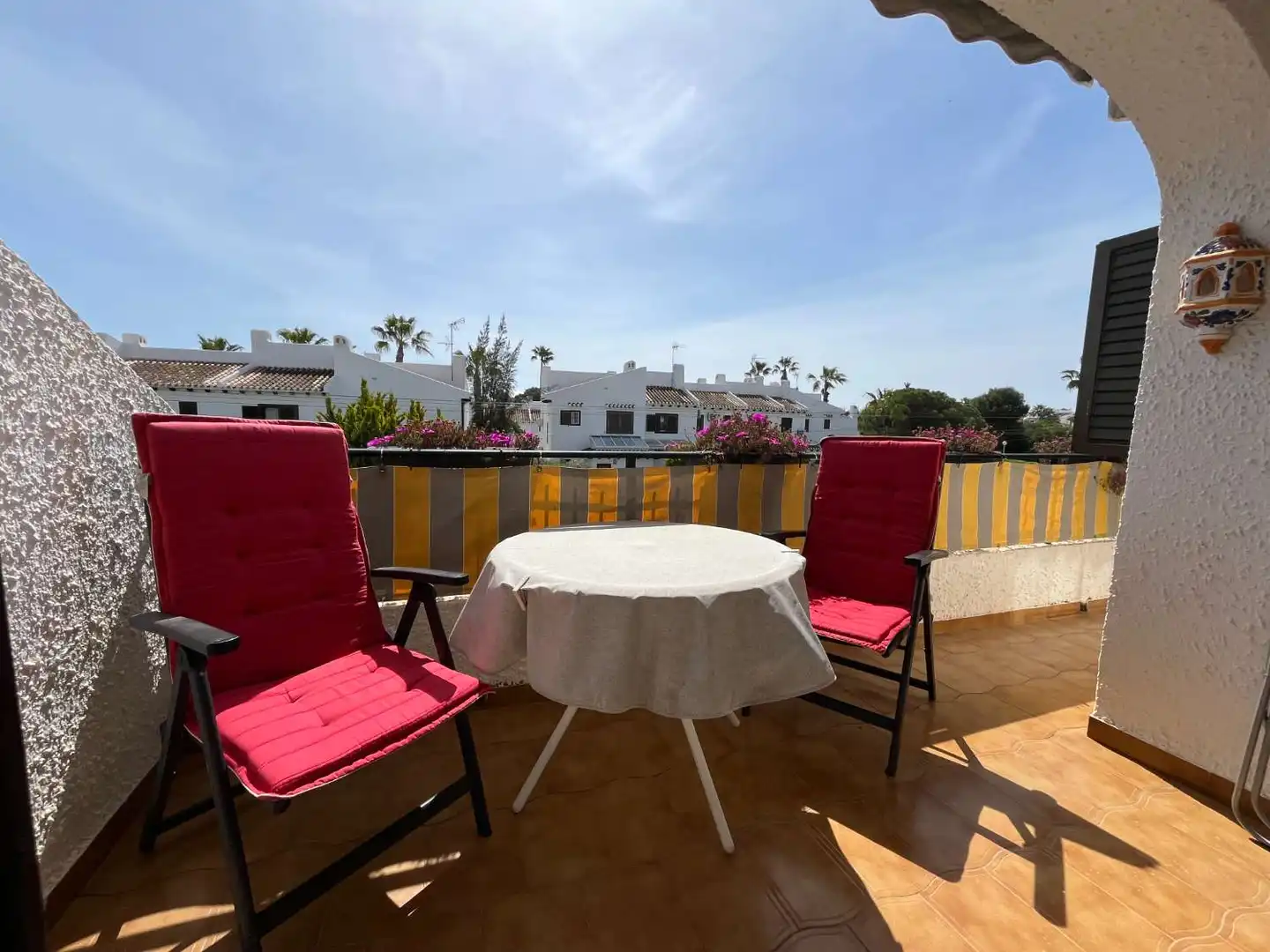 Terrasse von Wohnungen zum Verkauf in Orihuela mit Klimaanlage, Heizung und Schwimmbad