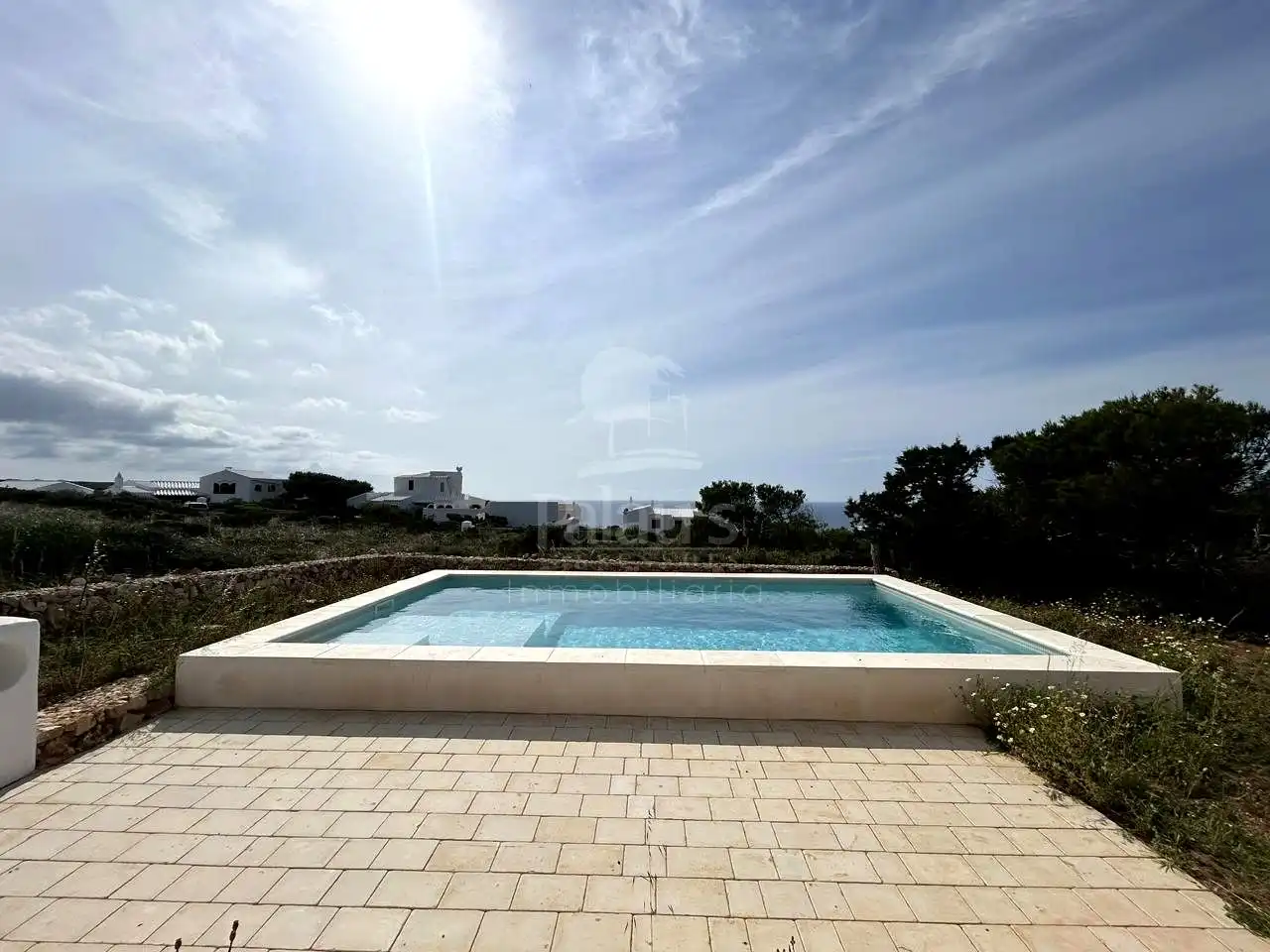 Schwimmbecken von Haus oder Chalet zur Miete in Ciutadella de Menorca mit Gemeinschaftspool