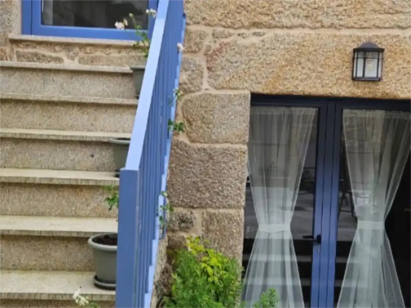 Terraza de Casa o chalet en venta en A Lama   con Jardín privado y Amueblado