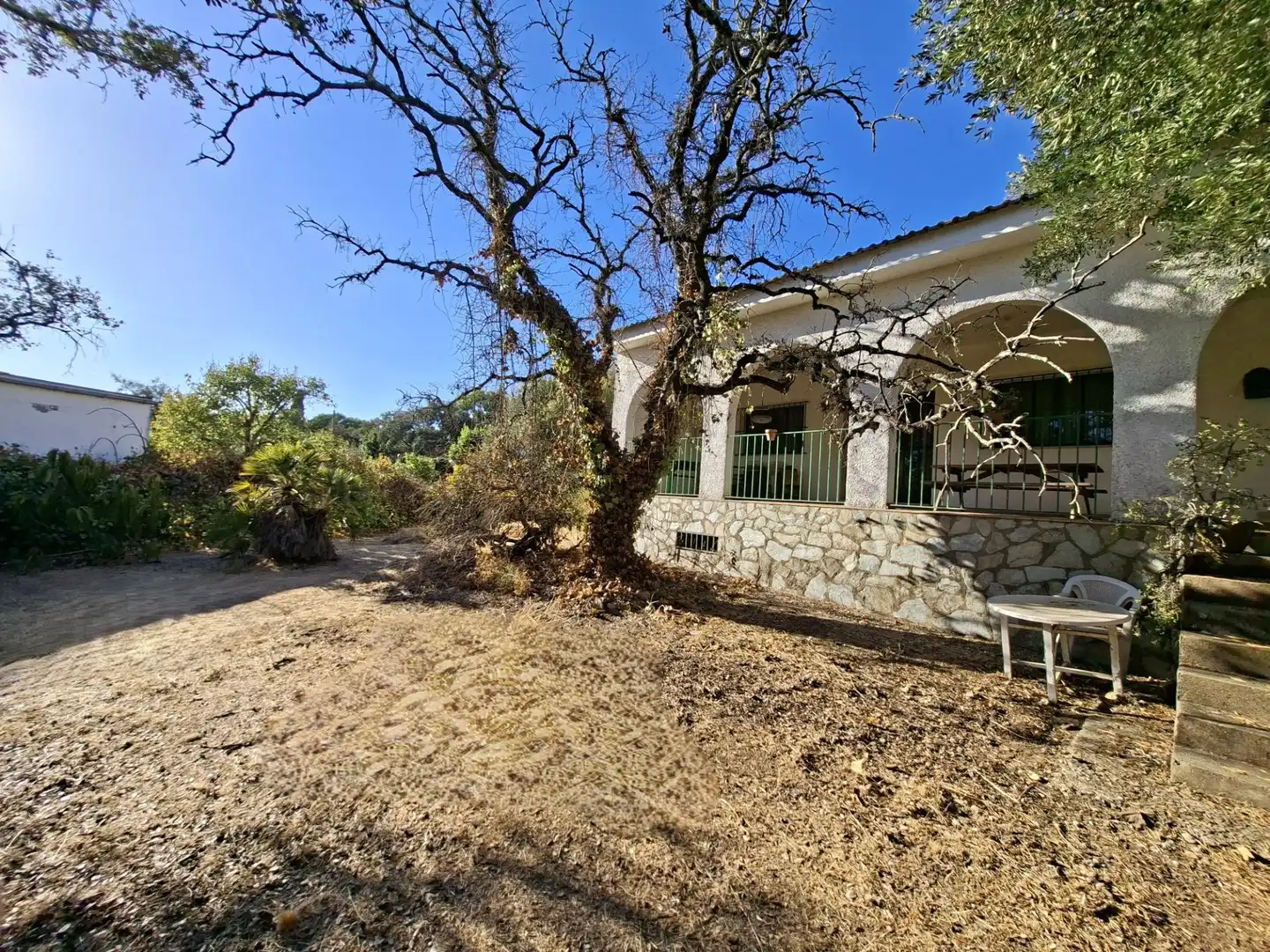 Vista exterior de Casa o chalet en venta en Guillena con Aire acondicionado, Jardín privado y Terraza