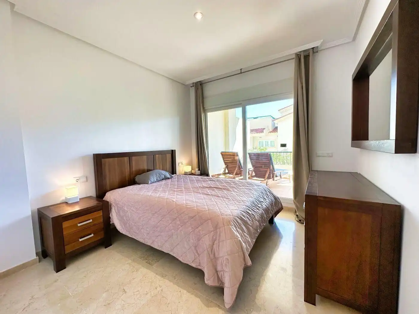 Bedroom of Flat for rent in Altea  with Air Conditioner, Heating and Storage room