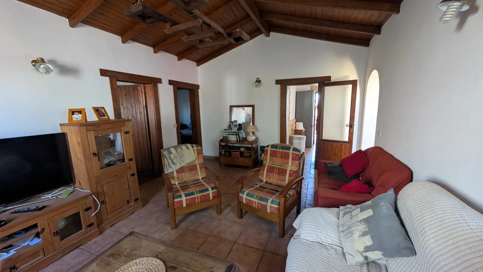 Sala d'estar de Casa o xalet en venda en Antigua amb Jardí privat, Terrassa i Traster