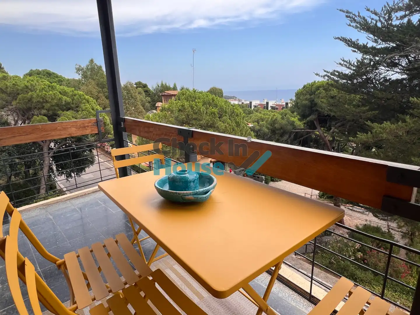Terrassa de Apartament de lloguer en Sant Feliu de Guíxols amb Moblat, Forn i Rentadora