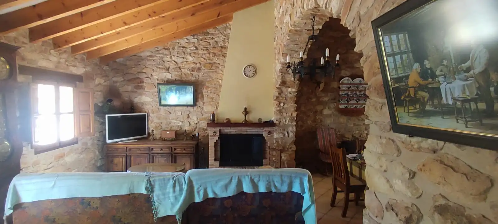 Sala de estar de Finca rústica en venta en Murcia con Aire acondicionado, Calefacción y Jardín privado