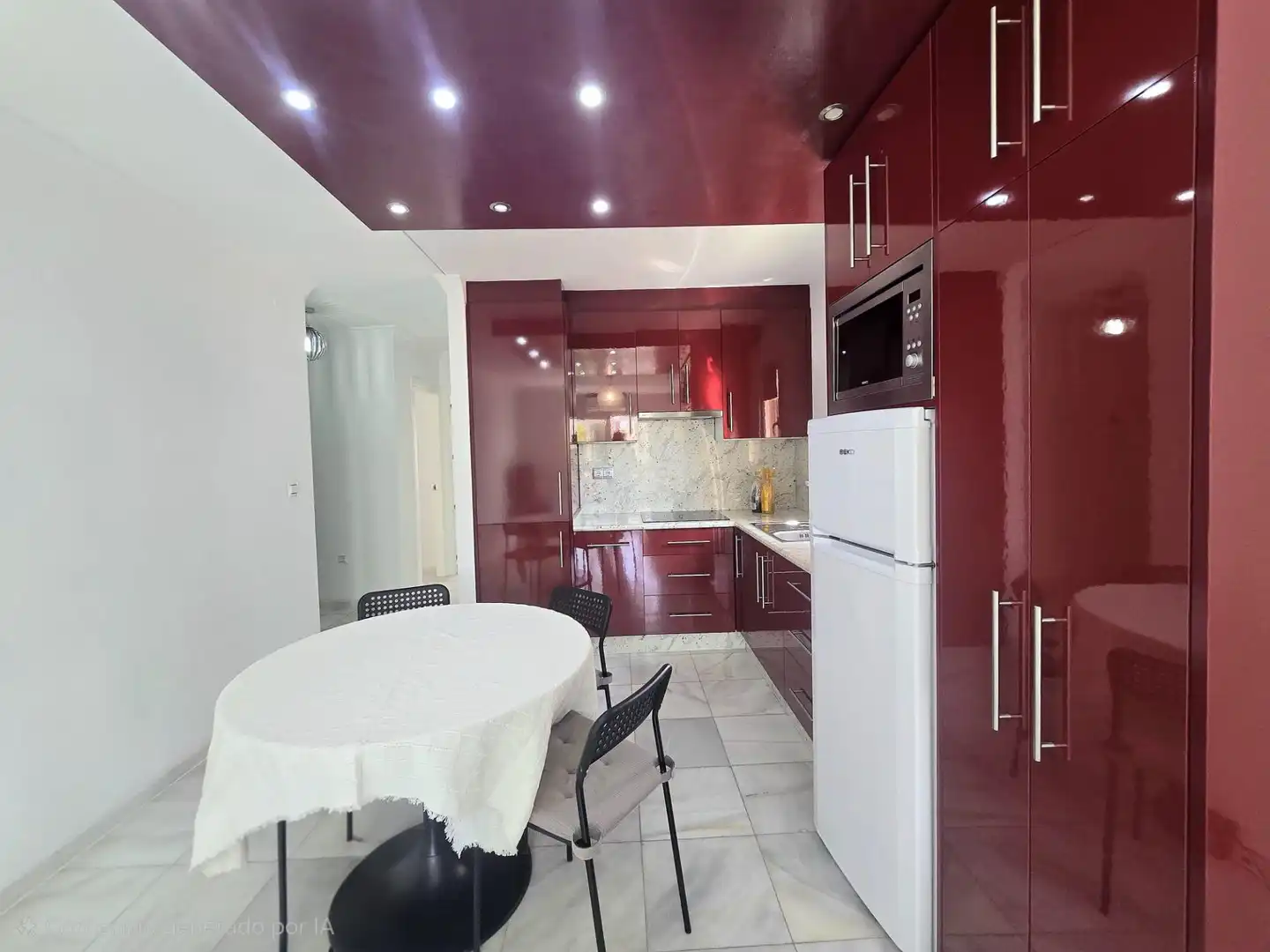 Cocina de Piso en venta en Torremolinos con Terraza, Trastero y Amueblado