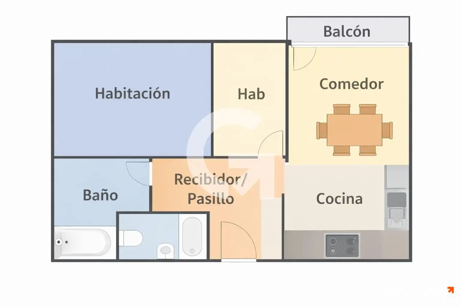 Flat for sale in Sant Vicenç Dels Horts  with Heating, Furnished and Oven