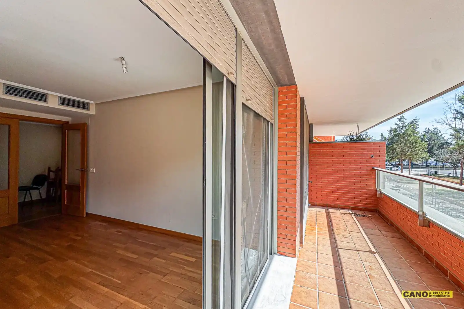 Balcony of Flat for sale in Almería  with Air Conditioner, Heating and Terrace