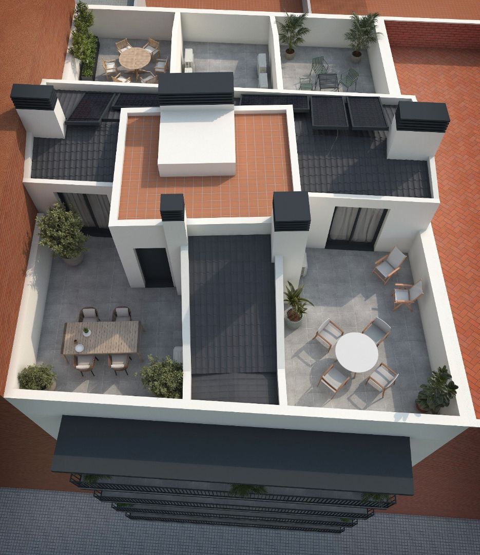 Terrace of Flat for sale in Viladecans  with Air Conditioner, Heating and Parquet flooring