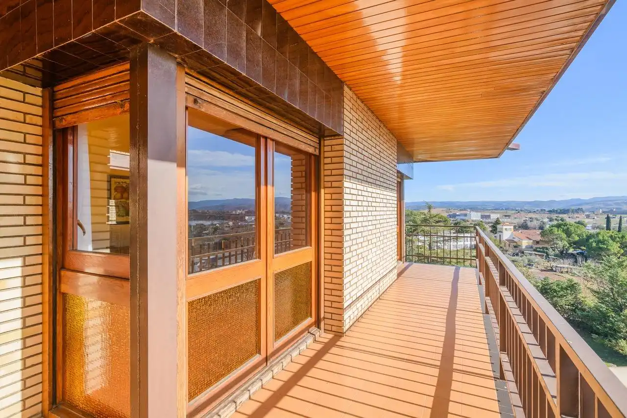 Balcony of Houses for sale in Manresa  with Air Conditioner, Heating and Private garden