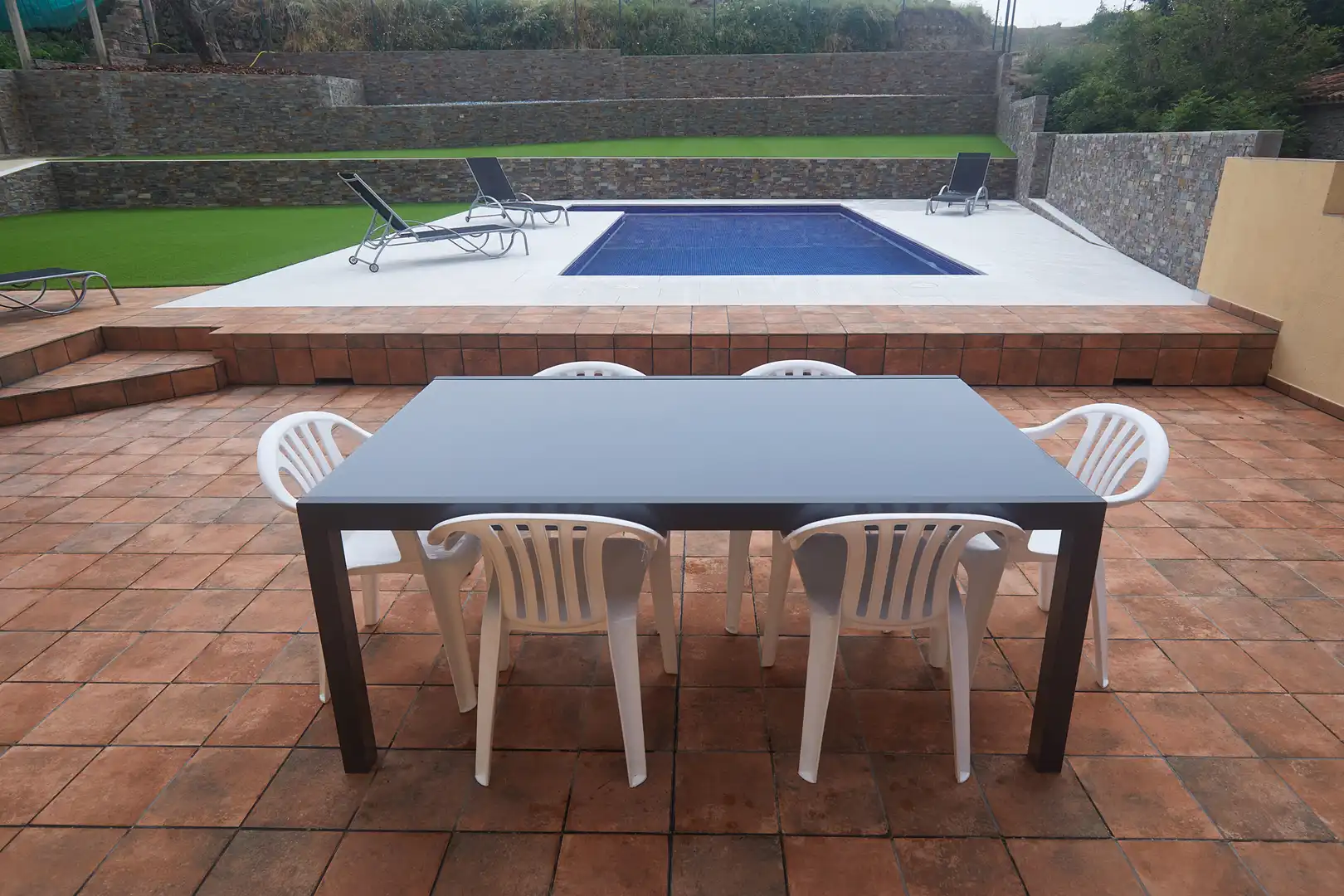Terraza de Casa o chalet en venta en L'Esquirol con Calefacción, Jardín privado y Terraza