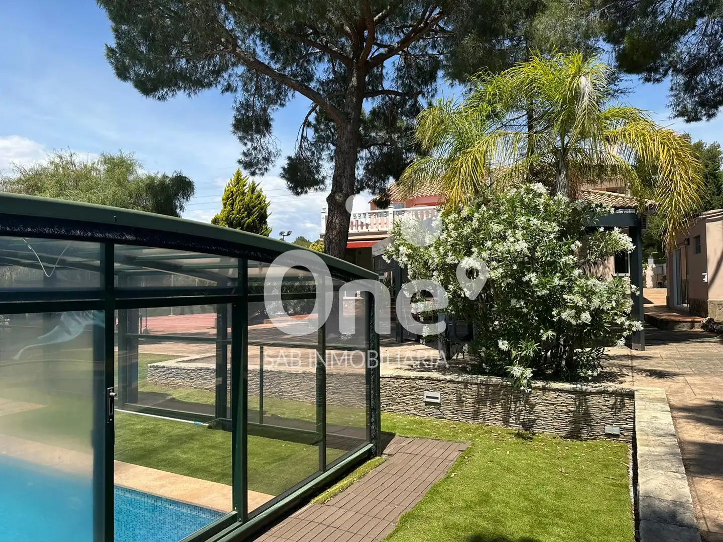 Terraza de Casa o chalet de alquiler en San Antonio de Benagéber con Aire acondicionado, Calefacción y Jardín privado