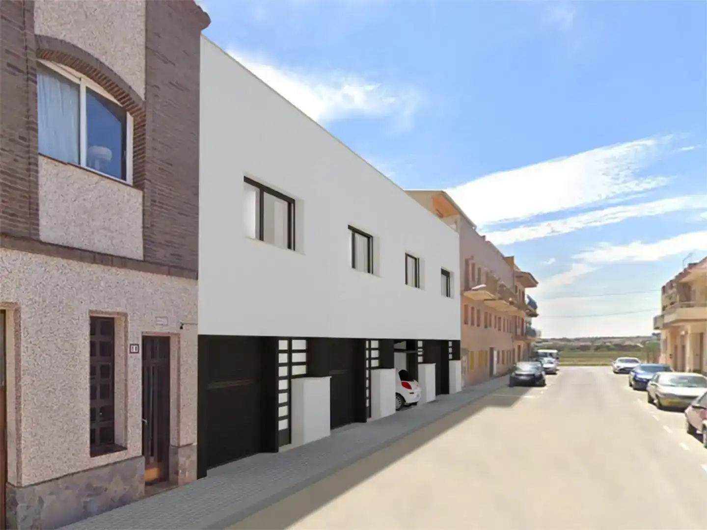 Vista exterior de Casa adosada en venda en El Pla del Penedès amb Aire condicionat