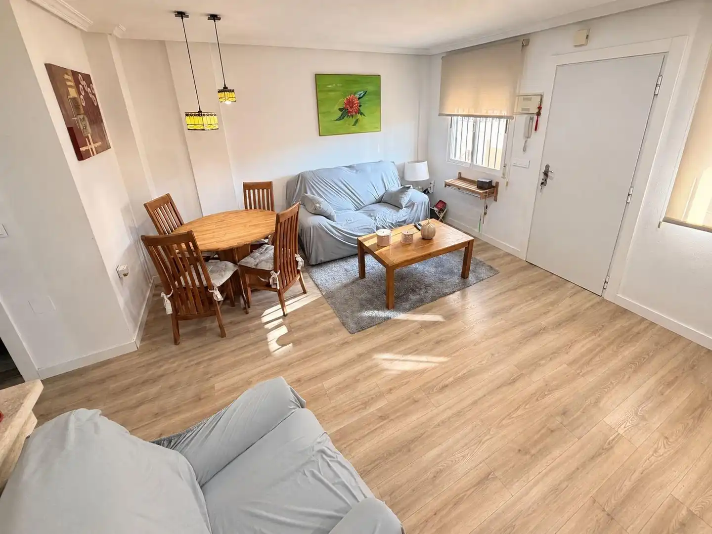 Sala d'estar de Casa o xalet en venda en Santa Pola amb Jardí privat, Terrassa i Traster