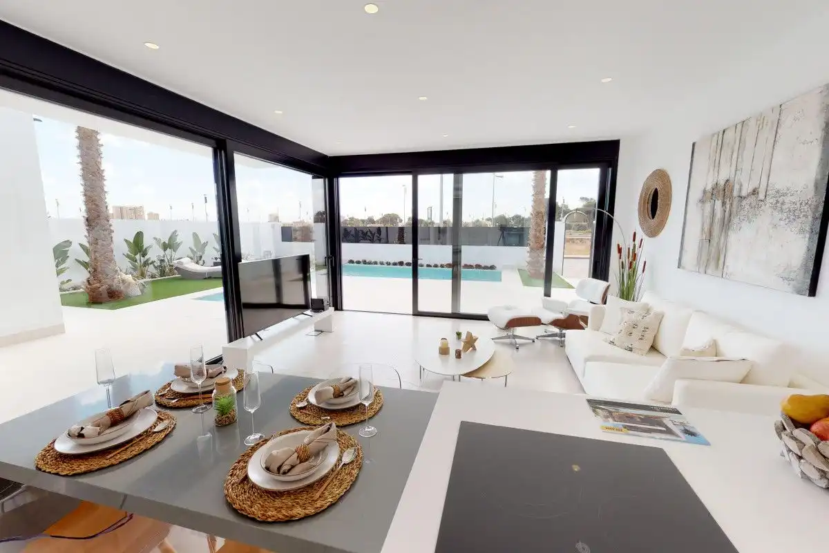 Sala de estar de Casa o chalet en venta en San Pedro del Pinatar con Piscina comunitaria